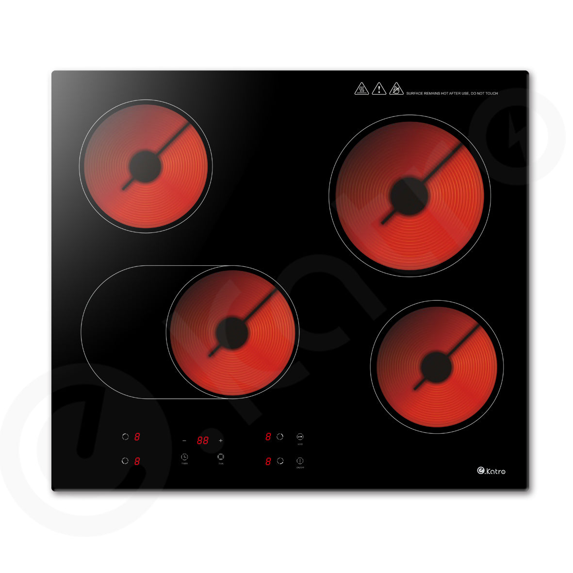 HF6210B3E-L,6200W Built-in Ceramic Hob/ 4Zone