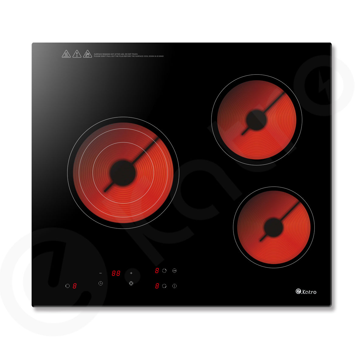 HT5310B1,5300W Built-in Ceramic Hob/ 3 Zone