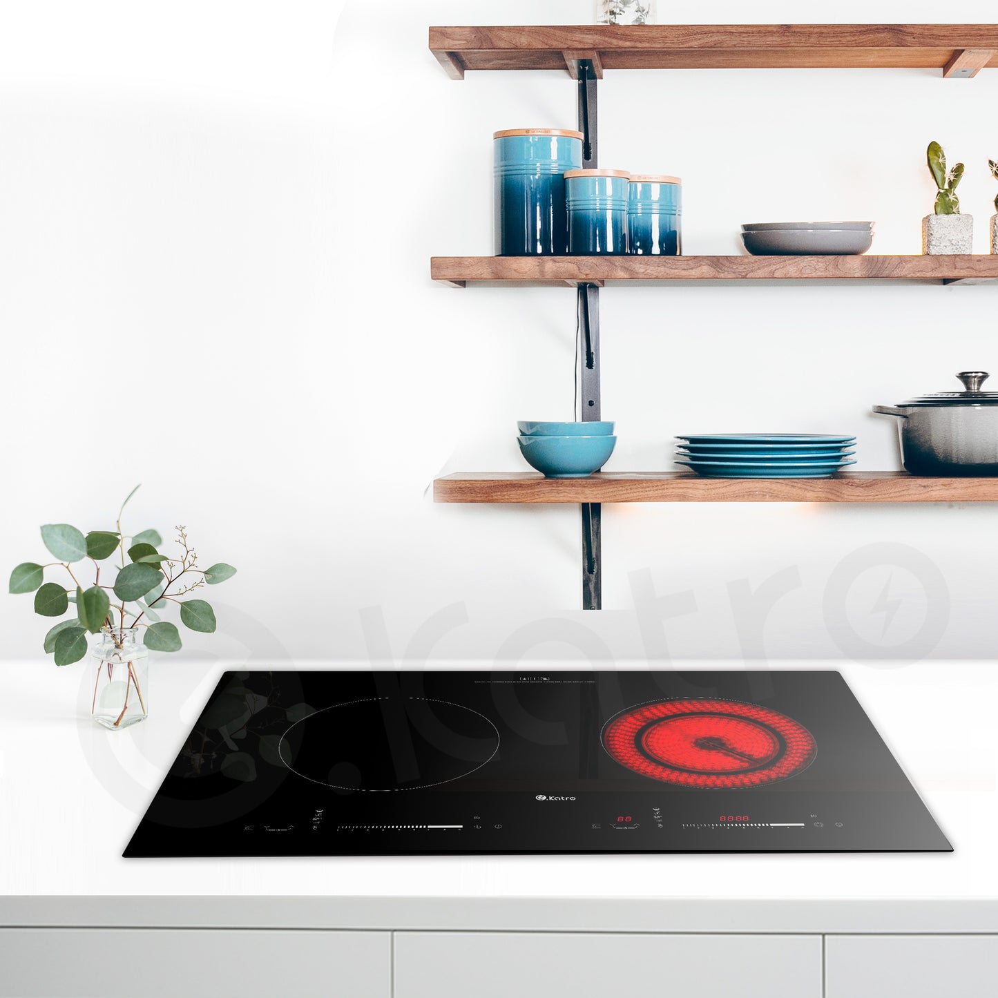 LY-DM17,4400W Asian Type,Built-in Hybrid Hob